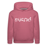 BRAVE in Tribal Characters - Children's Hoodie - mauve