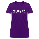 BRAVE in Tribal Characters - Women's Shirt - purple