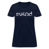 BRAVE in Tribal Characters - Women's Shirt - navy