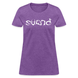 BRAVE in Tribal Characters - Women's Shirt - purple heather