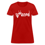 BREATHE in Curly Characters - Women's Shirt - red