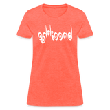 BREATHE in Curly Characters - Women's Shirt - heather coral