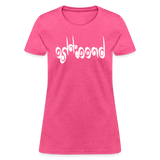 BREATHE in Curly Characters - Women's Shirt - heather pink