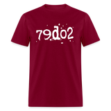 SOBER in Typed Characters - Classic T-Shirt - burgundy