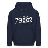 SOBER in Typed Characters - Adult Hoodie - navy