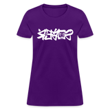 SOBER in Graffiti - Women's Shirt - purple