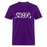 SOBER in Tribal Characters - Classic T-Shirt - purple