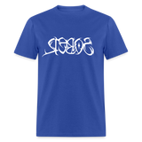 SOBER in Tribal Characters - Classic T-Shirt - royal blue