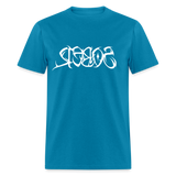 SOBER in Tribal Characters - Classic T-Shirt - turquoise