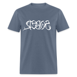 SOBER in Tribal Characters - Classic T-Shirt - denim