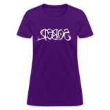 SOBER in Tribal Characters - Women's Shirt - purple