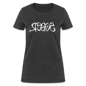 SOBER in Tribal Characters - Women's Shirt - heather black