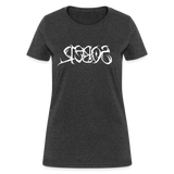 SOBER in Tribal Characters - Women's Shirt - heather black