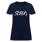 SOBER in Tribal Characters - Women's Shirt - navy