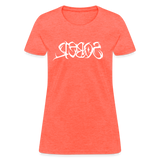 SOBER in Tribal Characters - Women's Shirt - heather coral