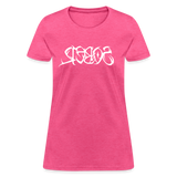 SOBER in Tribal Characters - Women's Shirt - heather pink