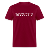 SURVIVOR in Characters & Semicolon - Classic T-Shirt - burgundy