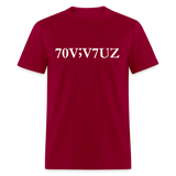 SURVIVOR in Characters & Semicolon - Classic T-Shirt - dark red