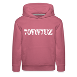 SURVIVOR in Stenciled Characters - Children's Hoodie - mauve