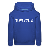 SURVIVOR in Stenciled Characters - Children's Hoodie - royal blue