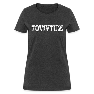 SURVIVOR in Stenciled Characters - Women's Shirt - heather black