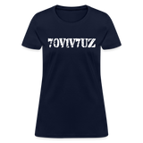 SURVIVOR in Stenciled Characters - Women's Shirt - navy