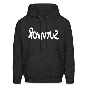 SURVIVOR in Ribbon & Writing - Adult Hoodie - charcoal grey