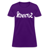 SURVIVOR in Ribbon & Writing - Women's Shirt - purple