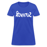 SURVIVOR in Ribbon & Writing - Women's Shirt - royal blue