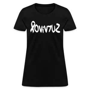 SURVIVOR in Ribbon & Writing - Women's Shirt - heather black