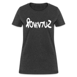 SURVIVOR in Ribbon & Writing - Women's Shirt - heather black