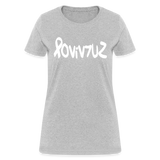 SURVIVOR in Ribbon & Writing - Women's Shirt - heather gray