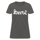 SURVIVOR in Ribbon & Writing - Women's Shirt - charcoal