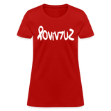 SURVIVOR in Ribbon & Writing - Women's Shirt - red