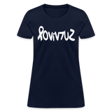 SURVIVOR in Ribbon & Writing - Women's Shirt - navy