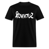 SURVIVOR in Ribbon & Writing - Classic T-Shirt - black