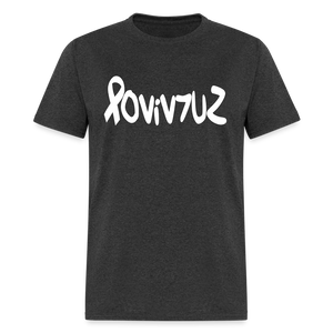 SURVIVOR in Ribbon & Writing - Classic T-Shirt - heather black