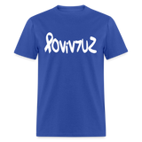 SURVIVOR in Ribbon & Writing - Classic T-Shirt - royal blue