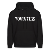 SURVIVOR in Stenciled Characters - Adult Hoodie - black