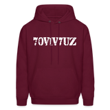 SURVIVOR in Stenciled Characters - Adult Hoodie - burgundy