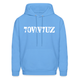 SURVIVOR in Stenciled Characters - Adult Hoodie - carolina blue