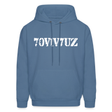 SURVIVOR in Stenciled Characters - Adult Hoodie - denim blue