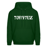 SURVIVOR in Stenciled Characters - Adult Hoodie - forest green