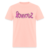 SURVIVOR in Pink Ribbon & Writing - Classic T-Shirt - blush pink 