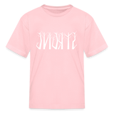 STRONG in Trees - Child's T-Shirt - pink