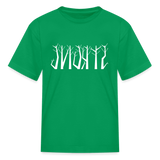 STRONG in Trees - Child's T-Shirt - kelly green