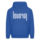 PROUD in Abstract Lines - Adult Hoodie - royal blue