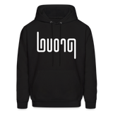 PROUD in Abstract Lines - Adult Hoodie - black