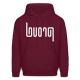 PROUD in Abstract Lines - Adult Hoodie - burgundy