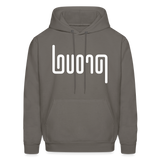 PROUD in Abstract Lines - Adult Hoodie - asphalt gray